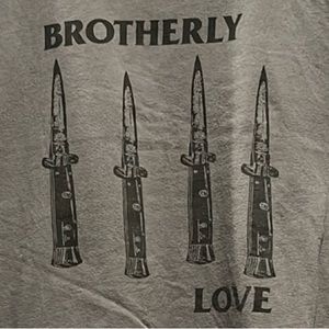 Grey ‘Brotherly Love’ T-shirt